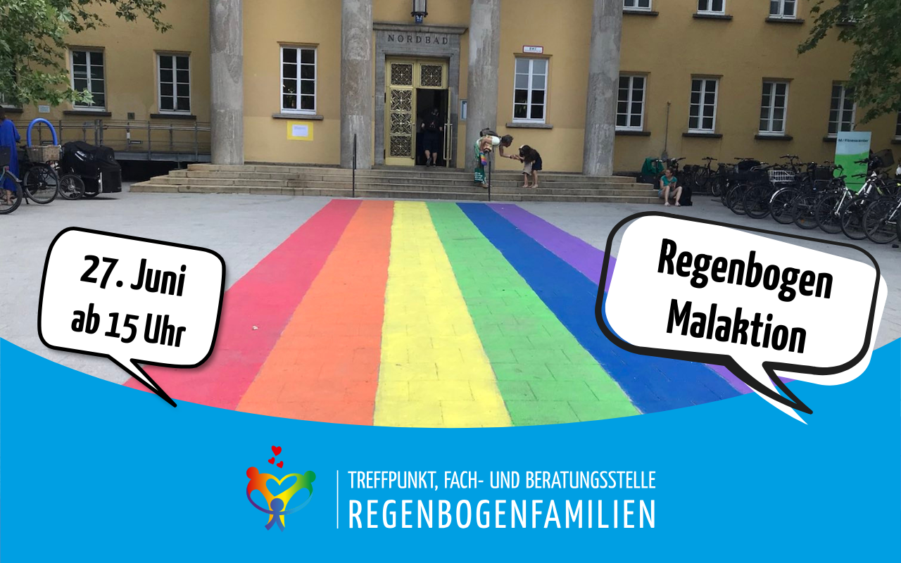 Regenbogen Malaktion Ackermannbogen 27.6.25