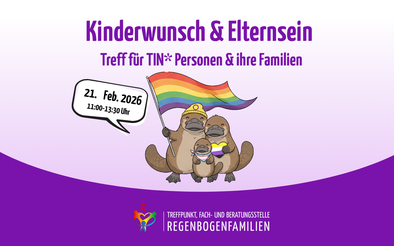 Kinderwunsch & Elternsein – Treff für TIN Personen und ihre Familien Februar 2026 NEU