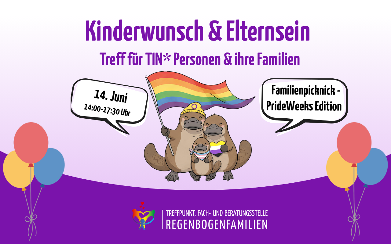TIN Kinderwunsch und Elternsein Pride Edition 2026