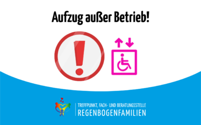 Aufzug außer Betrieb!
