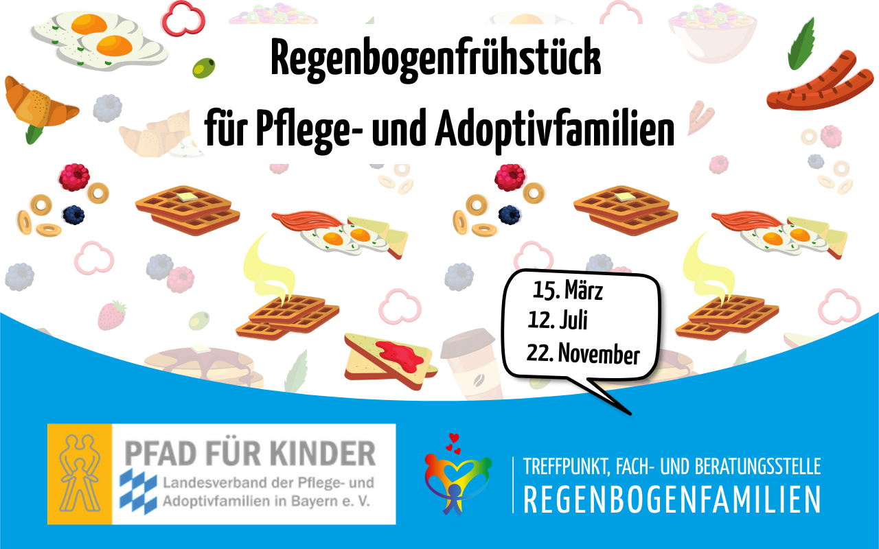 PFAD Regenbogenfamilien Frühstück für Adoption und Pflege in Augsburg. 2026 alle Termine