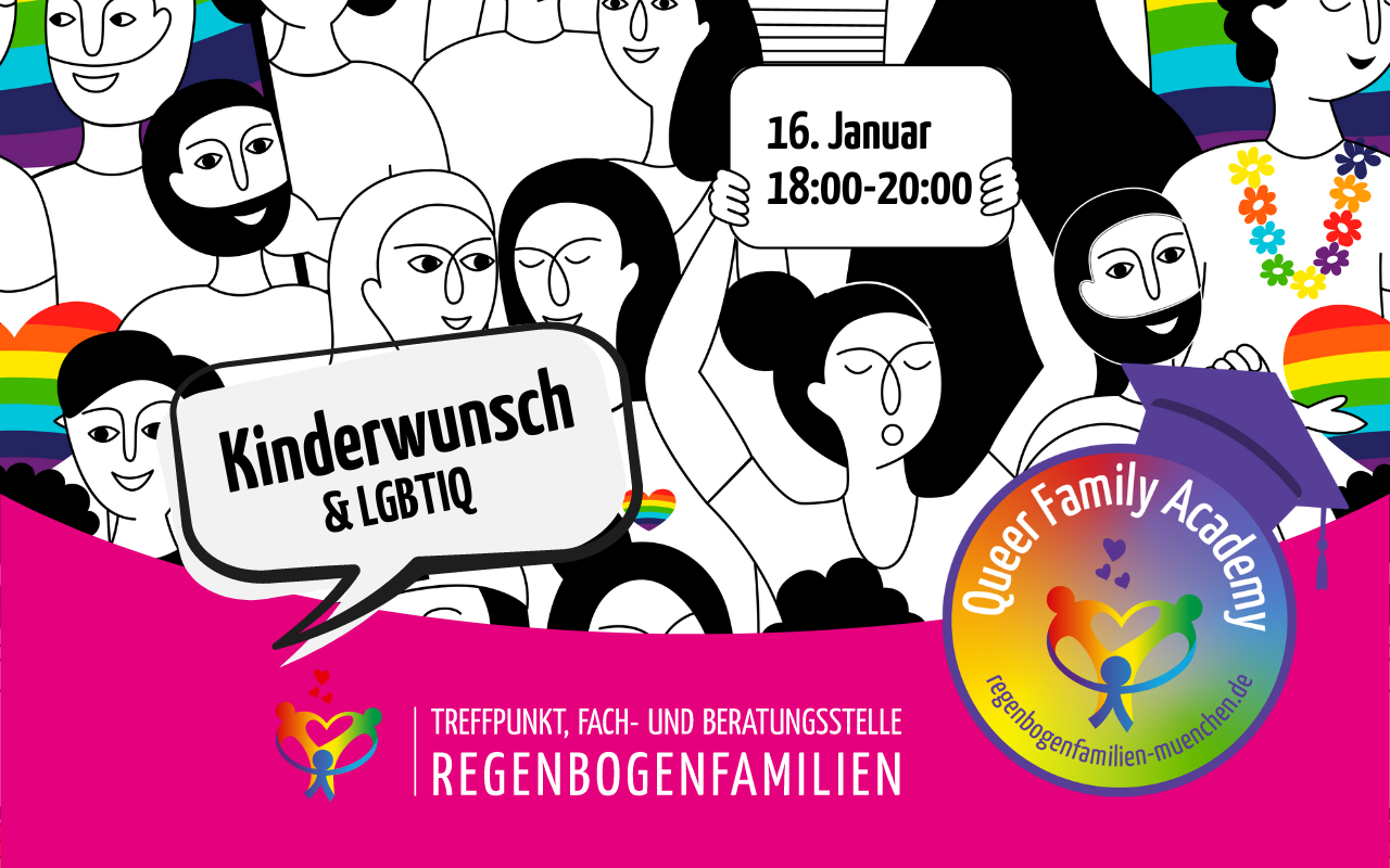 Queer Family Academie am 16.01.24, 18-20 Uhr: Kinderwunsch & LGBTIQ